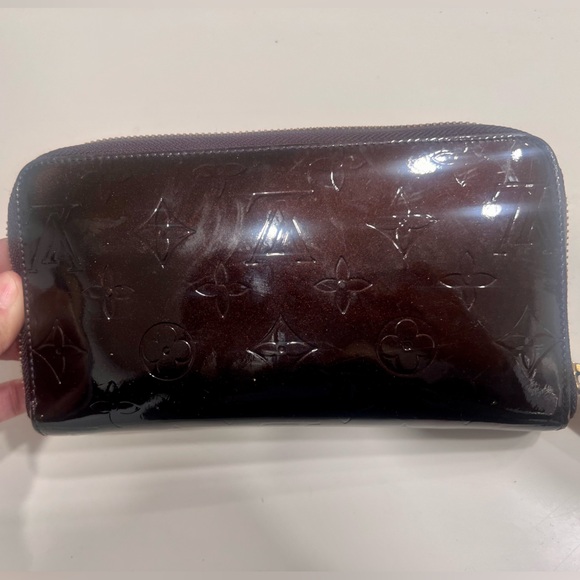 LOUIS VUITTON Vernis Zippy wallet purse Patent leather - Picture 6 of 6